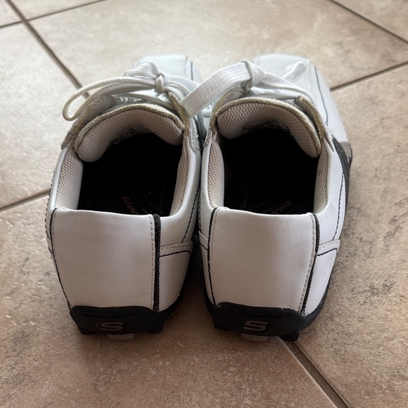 Skechers Men's White and Black Sneakers - Picture 3 of 7